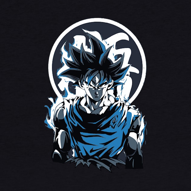 Blue DBZ hero by el dorado